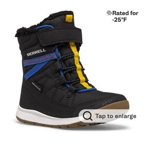 Merrell Little Kid's Snow Crush 3.0 Waterproof Jr. Boot size 7
